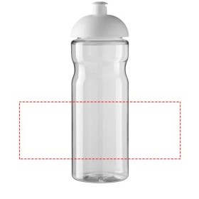Bidon H2O Active® Base 650ml avec couvercle dômeCouleur:Translucide / Blanc