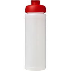 Bouteille de sport Baseline® Plus Grip 750mlCouleur:Translucide / Rouge
