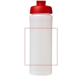 Bouteille de sport Baseline® Plus Grip 750mlCouleur:Translucide / Rouge
