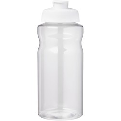 Bouteille de sport H2O Active® Base Pure de 1 L à couvercle rabattableCouleur:Blanc