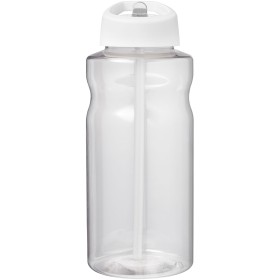 Bouteille de sport H2O Active® Big Base de 1 litre avec couvercle à bec verseurCouleur:Blanc