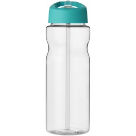 Gourde de sport H2O Active® Base Tritan™ de 650 ml avec couvercle à bec verseurCouleur:Translucide / Bleu aqua