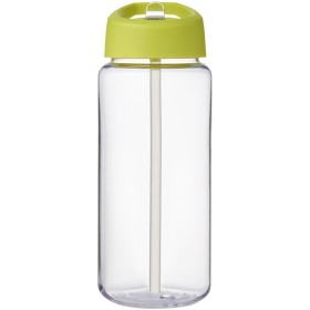 Bouteille de sport H2O Active® Octave Tritan™ de 600 ml avec couvercle à bec verseurCouleur:Translucide / Citron vert