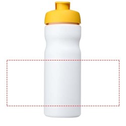 Bouteille de sport Baseline® Plus 650mlCouleur:Blanc / Jaune