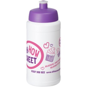 Bouteille Baseline® Plus 500ml avec couvercle sportCouleur:Blanc / Violet