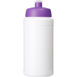 Bouteille Baseline® Plus 500ml avec couvercle sportCouleur:Blanc / Violet