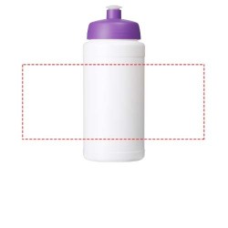Bouteille Baseline® Plus 500ml avec couvercle sportCouleur:Blanc / Violet