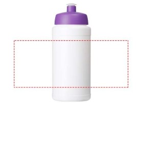 Bouteille Baseline® Plus 500ml avec couvercle sportCouleur:Blanc / Violet