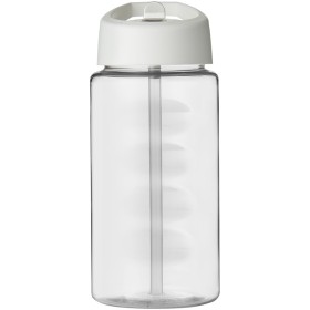 Bouteille de sport H2O Active® Bop 500ml couvercle à bec verseurCouleur:Translucide / Blanc