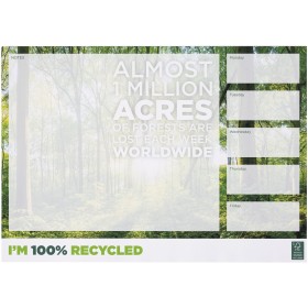 Bloc-notes A3 recyclé Desk-Mate®Couleur:Blanc
