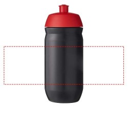 Bouteille de sport HydroFlex™ 500 mlCouleur:Rouge / Noir