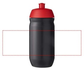 Bouteille de sport HydroFlex™ 500 mlCouleur:Rouge / Noir
