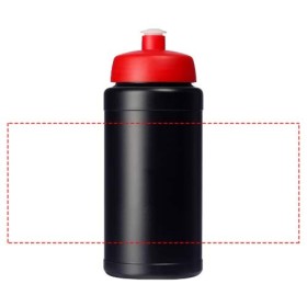 Bouteille de sport Baseline® Plus de 500 mlCouleur:Rouge / Noir