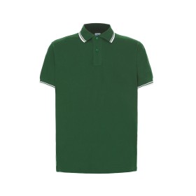 Polo homme contrastéCouleur:BOTTLE GREEN/WHITE
