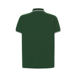 Polo homme contrastéCouleur:BOTTLE GREEN/WHITE