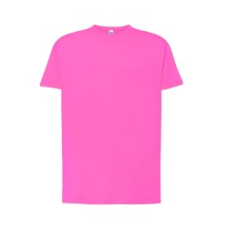 Tee-shirt homme col rond 155Couleur:FUCHSIA FLUOR