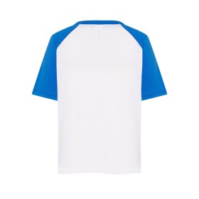 Tee-shirt baseball enfantCouleur:White / Royal Blue