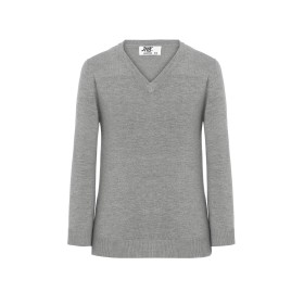 Pull col VCouleur:Grey Melange
