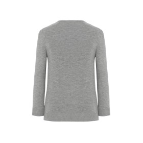 Pull col VCouleur:Grey Melange
