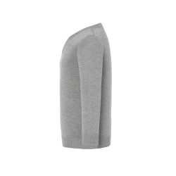Pull col VCouleur:Grey Melange