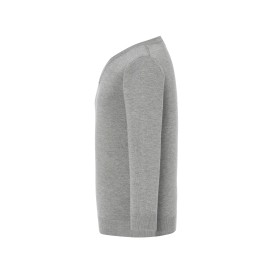 Pull col VCouleur:Grey Melange