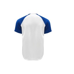 Tee-shirt baseball de sportCouleur:WHITE/ROYAL BLUE