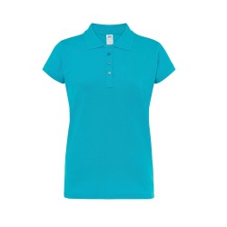 Polo piqué femme 200Couleur:Turquoise