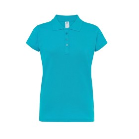Polo piqué femme 200Couleur:Turquoise