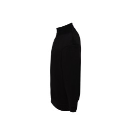 Sweat col zippéCouleur:BLACK