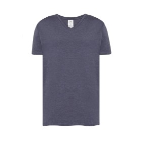 Tee-shirt col V 160Couleur:DENIM HEATHER
