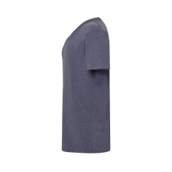 Tee-shirt col V 160Couleur:DENIM HEATHER