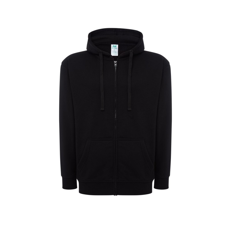 Sweat capuche zippéCouleur:BLACK