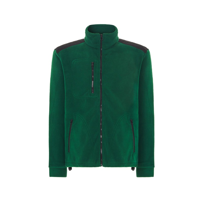 Polaire bicolore 340Couleur:BOTTLE GREEN/BLACK