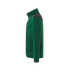Polaire bicolore 340Couleur:BOTTLE GREEN/BLACK