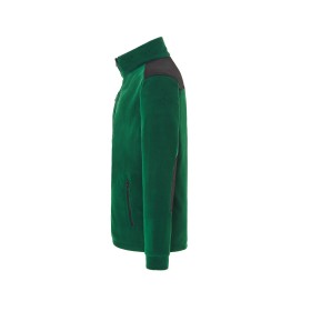 Polaire bicolore 340Couleur:BOTTLE GREEN/BLACK