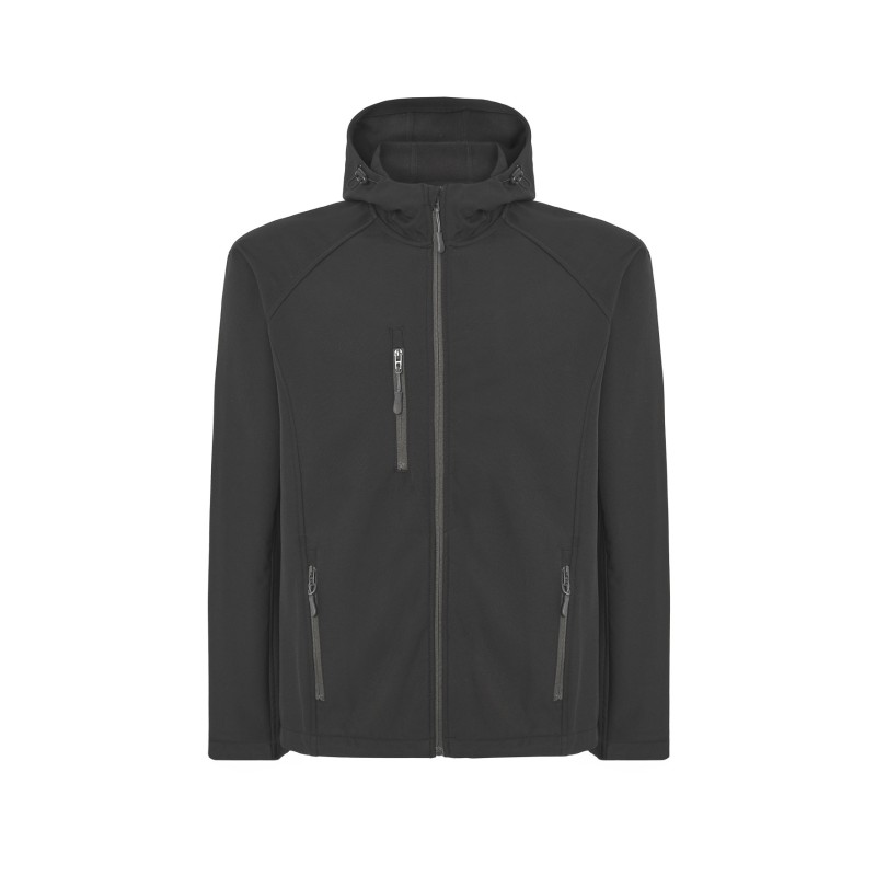 Softshell à capucheCouleur:BLACK