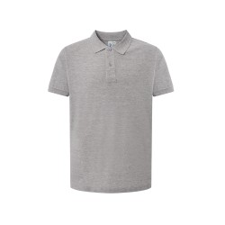 Polo coton 240Couleur:Grey Melange