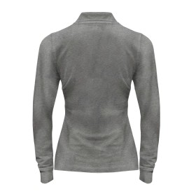 Polo manches longues femme 200Couleur:Grey Melange