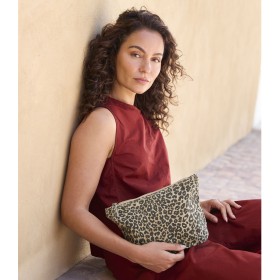 Pochette imprimé léopardCouleur:VINTAGE LEOPARD PRINT