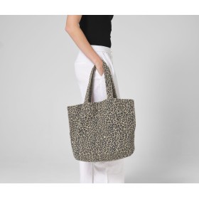 Sac shopping imprimé léopardCouleur:VINTAGE LEOPARD PRINT