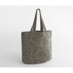 Sac shopping imprimé léopardCouleur:VINTAGE LEOPARD PRINT