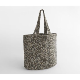 Sac shopping imprimé léopardCouleur:VINTAGE LEOPARD PRINT