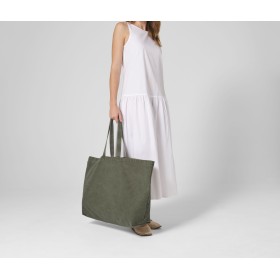 Sac shopping grand volume délavé