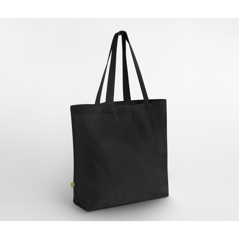 Sac shopping en coton bio grande capacitéCouleur:BLACK