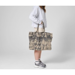 Sac shopping en toile tie-dye