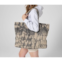Sac shopping en toile tie-dye