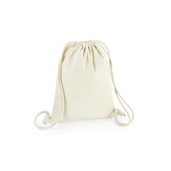 Gym sac en polycoton recycléCouleur:Natural