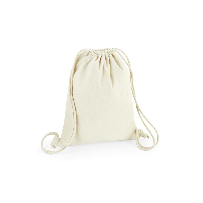 Gym sac en polycoton recycléCouleur:Natural