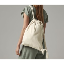 Gym sac en polycoton recycléCouleur:Natural