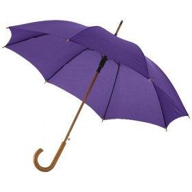 Parapluie 23" à ouverture automatique, poignée et mât en boi 